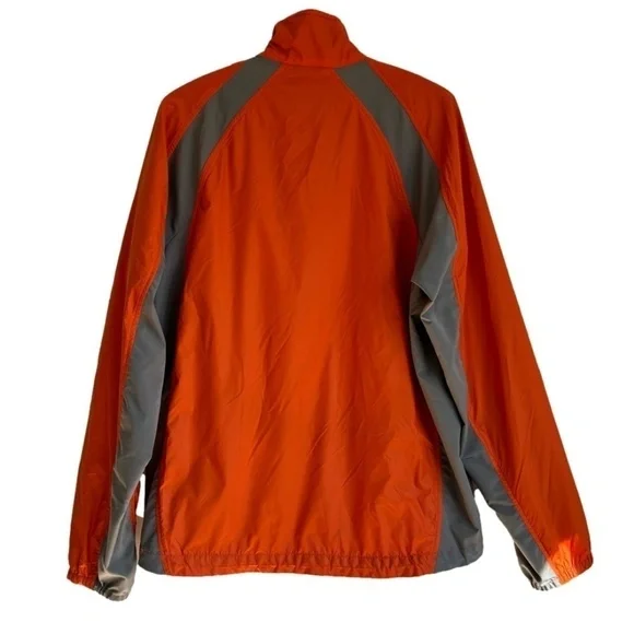 Eddie Bauer orange lightweight windbreaker size M - Picture 2 of 15
